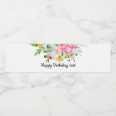 ウォーターボトルラベル – bohoフローラ ペットボトルラベル (シングルラベル)