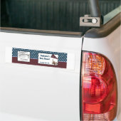 ウォーターボトルラベルLilリーグパピードッグ バンパーステッカー (トラック上)