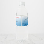 ウォーターボトル包装 ペットボトルラベル (裏面)