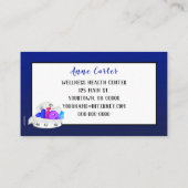 ウォーターボトル及びテープメジャーボウビジネスカード 名刺 (裏面)