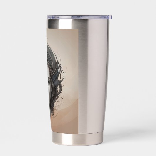 ウォーターボトル 保温保冷タンブラー (左面)