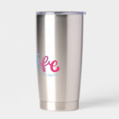 ウォーターボトル 保温保冷タンブラー (左面)