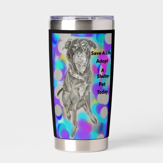 ウォーターボトル 保温保冷タンブラー (正面)