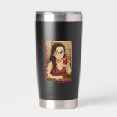 ウォーターボトル 保温保冷タンブラー (背面)