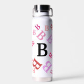 ウォーターボトル – 文字の縦入れ (背面)