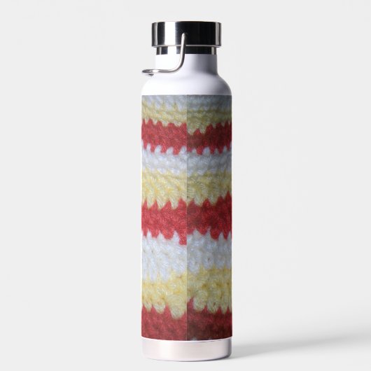 ウォーターボトル – 暖かいアフガンの波 (右面)
