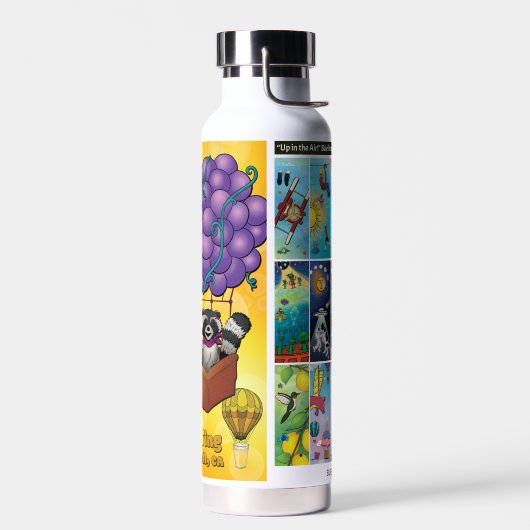 ウォーターボトル – 泡 (左面)