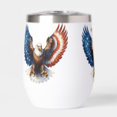 ウォーターボトル – 羽威厳のある付きハゲのワシ (正面)