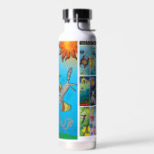 ウォーターボトル – 閉じる (左面)