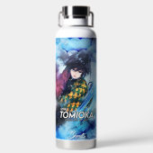 ウォーターボトル(32 oz)白 ウォーターボトル (背面)