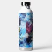 ウォーターボトル(32 oz)白 ウォーターボトル (左面)
