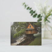 ウォーターポスター付きツリーハウスバイオブウォーターポスター ポストカード (スタンド正面)