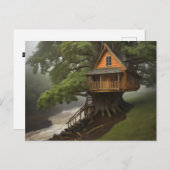 ウォーターポスター付きツリーハウスバイオブウォーターポスター ポストカード (正面/裏面)