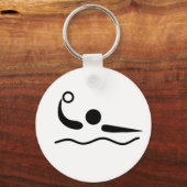 ウォーターポロウォーターポロピクトグラム キーホルダー (正面)