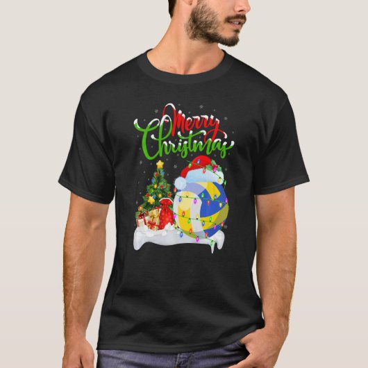 ウォーターポロクリスマスデコレーションサンタウォーターポロクリス Tシャツ (正面)