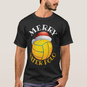 ウォーターポロクリスマスボールサンタハット Tシャツ