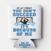 ウォーターポロゴアリーゴールキーパーおもしろいことわざ 缶クーラー (裏面)