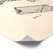 ウォーターポロゴール1972パテントアートオールドペッパー ポスター (角)