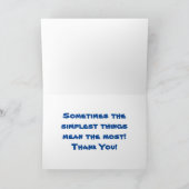 ウォーターポロサンキューカード カード (内部)