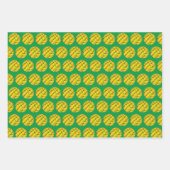 ウォーターポロテーマのホリデーラッピング紙 ラッピングペーパーシート (正面)