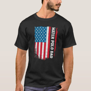 ウォーターポロパパアメリカフラッグパトリオットヴィンテージ Tシャツ