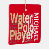 ウォーターポロプレーヤーエクストラノーネレカスタムル セラミックオーナメント (右)