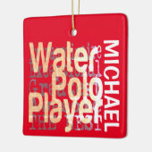 ウォーターポロプレーヤーエクストラノーネレカスタムル セラミックオーナメント (左)