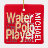 ウォーターポロプレーヤーエクストラノーネレカスタムル セラミックオーナメント (裏面)