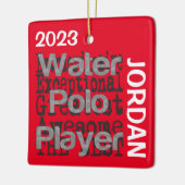 ウォーターポロプレーヤーエクストラノーネレカスタムル セラミックオーナメント (左)