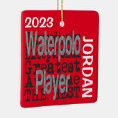 ウォーターポロプレーヤーエクストラノーネレカスタムール セラミックオーナメント (右)