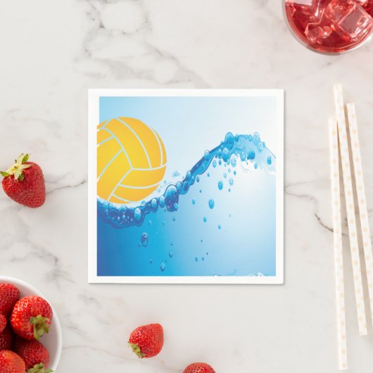 ウォーターポロボール紙ナプキンス スタンダードカクテルナプキン (インサイチュ)