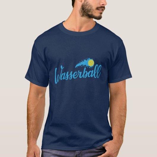 ウォーターポロボール スポーツ 趣味 レトロ 懐かしい Tシャツ (正面)