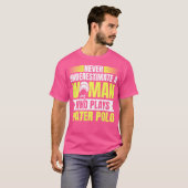 ウォーターポロレディのためのウォーター・ポロ Tシャツ (正面フル)