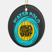 ウォーターポロ世界で最もタフなスポーツ セラミックオーナメント (左)