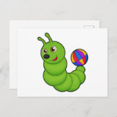 ウォーターポロ付きキャタピラー ポストカード (正面/裏面)