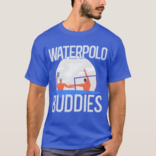 ウォーターポロ仲間たち 水上スポーツ好きの友達 Tシャツ (正面)