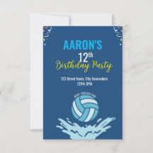 ウォーターポロ招待状