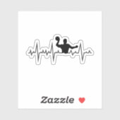 ウォーターポロ水中競技スポーツチームスポーツハートビート シール (シート)