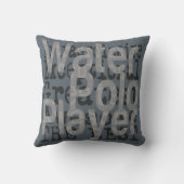 ウォーターポロ選手の超常者 クッション (裏面)