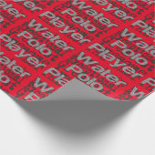 ウォーターポロ選手の超常者 ラッピングペーパー (角)