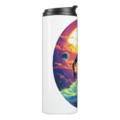 ウォーターポロ選手カラフル水球 タンブラー (回転左)