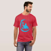 ウォーターポロ スポーツ 水上スポーツ 友達 レトロ Tシャツ (正面フル)