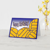 ウォーターポロ – 最大ファンからのハッピーバースデー! カード (黄色い花)