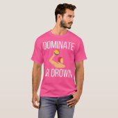 ウォーターポロ 楽しい 水球 Tシャツ (正面フル)