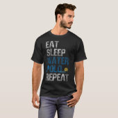 ウォーターポロ Eat Sleep Water Polo Tシャツ (正面フル)