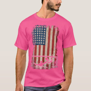 ウォーターポロTシャツウォーターポロアメリカ国旗 Tシャツ