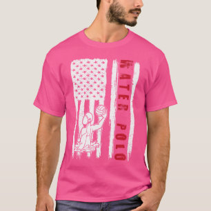 ウォーターポロUsaチームアメリカンフラッグUsウォーターポロ Tシャツ
