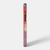 ウォーターマーブリングペイント iPhoneケース (左側面)