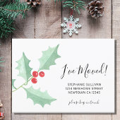 ウォーターメロンの色のホリーを動かしました 案内状