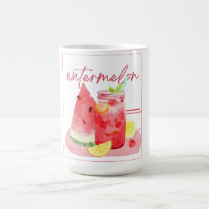 ウォーターメロン レモネード 水彩アート コーヒーマグカップ